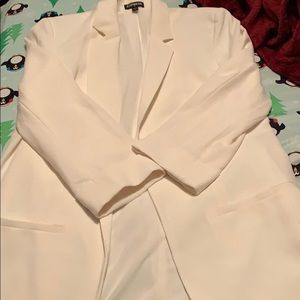 Cream colored express blazer